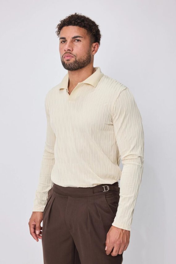 T-shirt uni col v