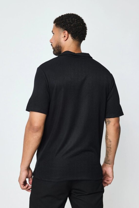 Effen poloshirt met korte mouwen