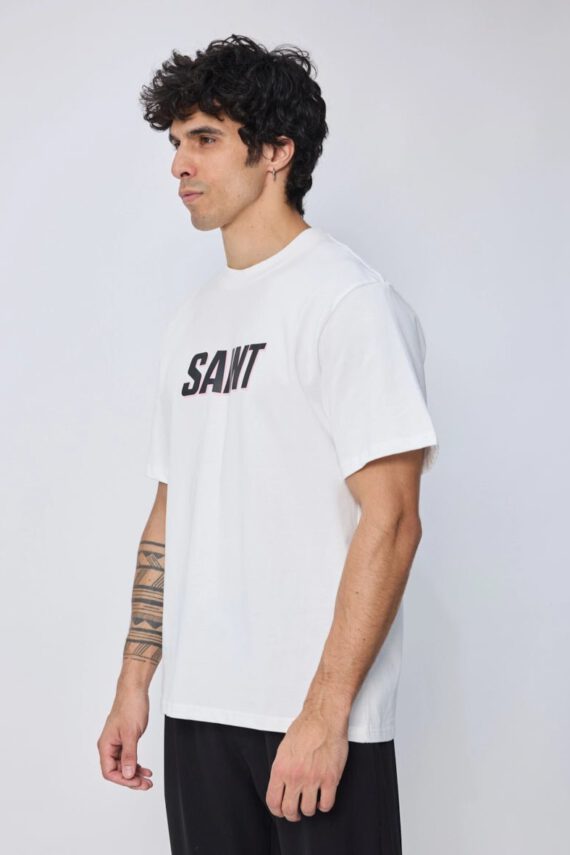 T-shirt met korte mouwen en omkeerbaar patroon