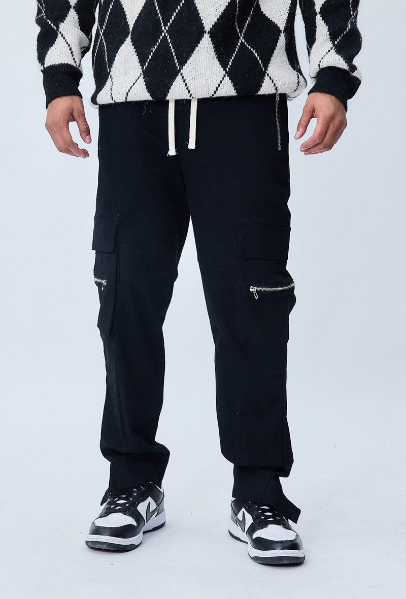 Jogger cargobroek met ritsdetail - Afbeelding 3