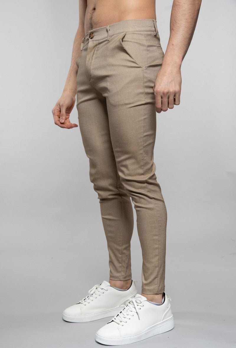 Gestreepte chino-broek - Afbeelding 2
