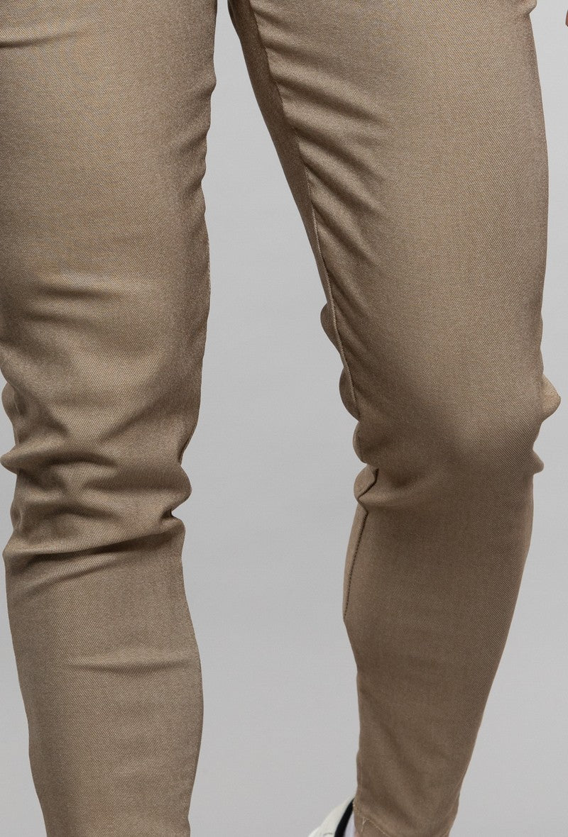 Gestreepte chino-broek - Afbeelding 4